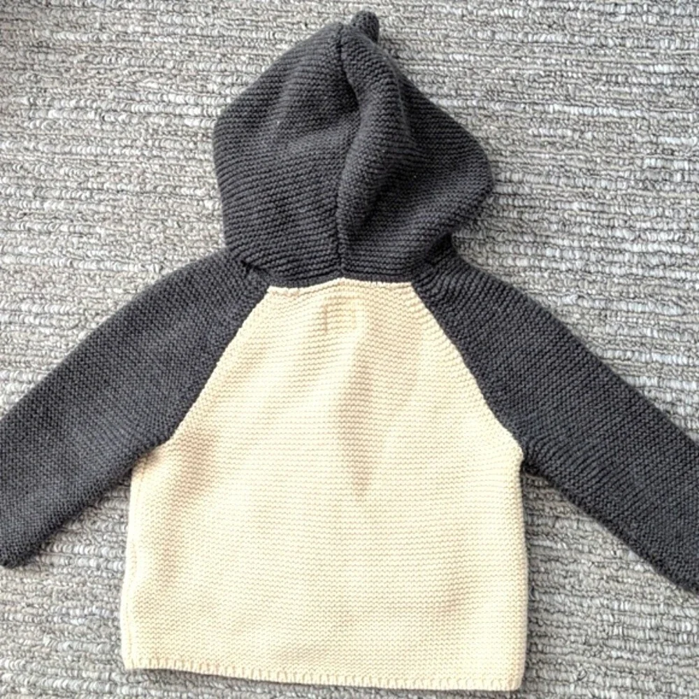 Baby GAP (3-6 Months) Knit Button Down Shark Sweater/Jacket